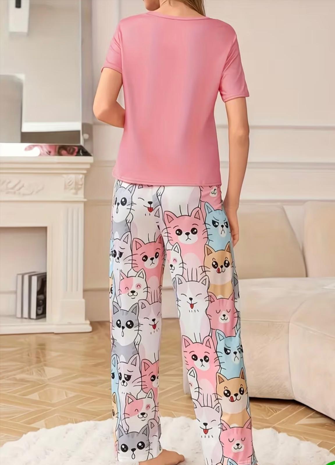 Pijama Pretty Cats – Tierna, Alegre y Súper Cómoda