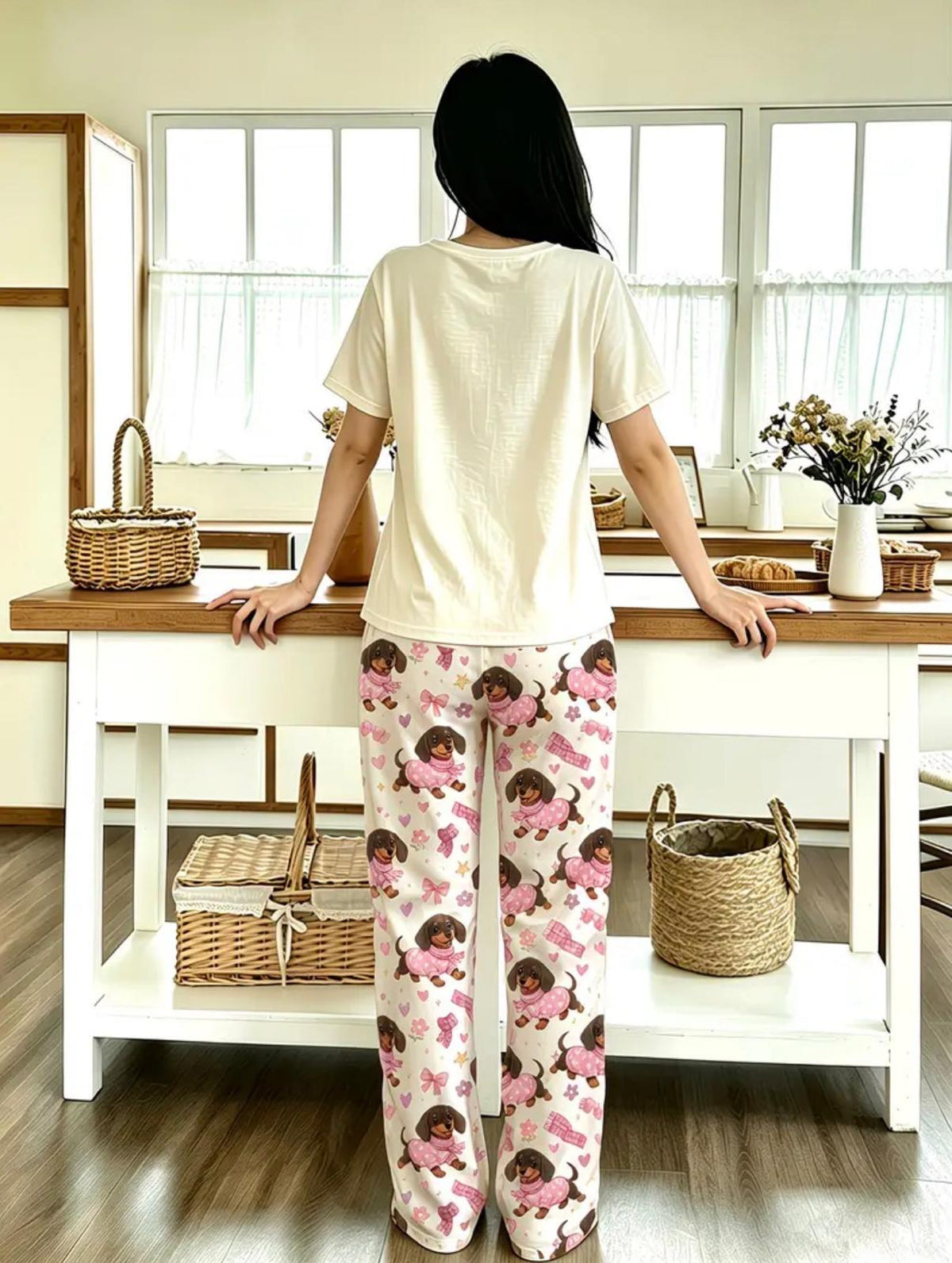 Pijama Sweet Dachshund – Tierna, Cómoda y Demasiado Adorable