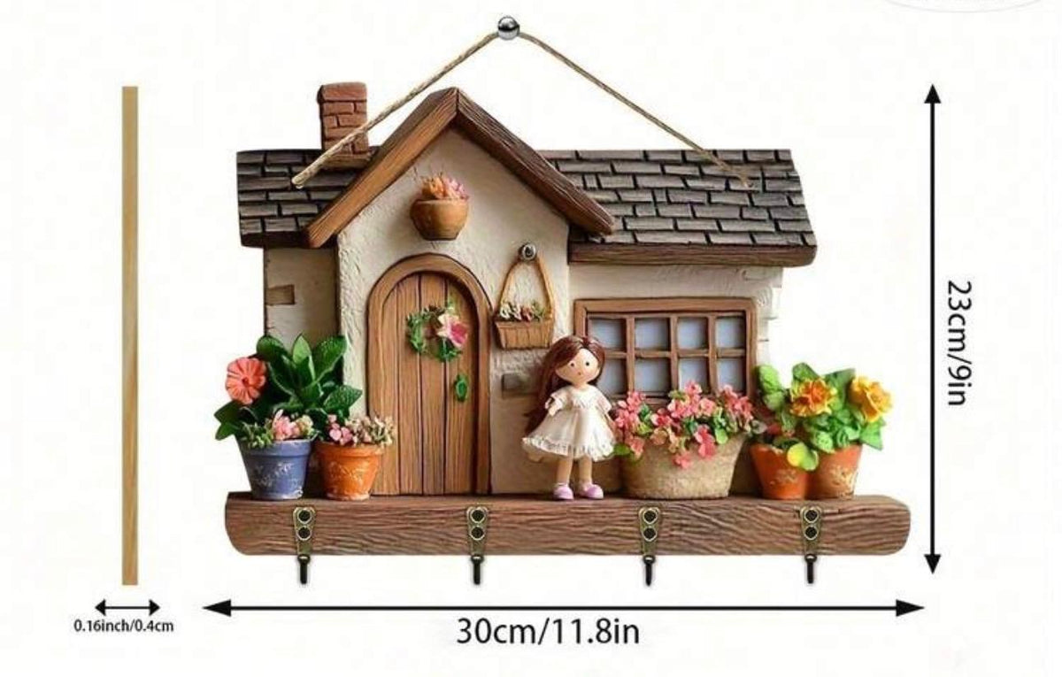 Organizador de Llaves “Home Sweet Home” – Decorativo, Práctico y Encantador