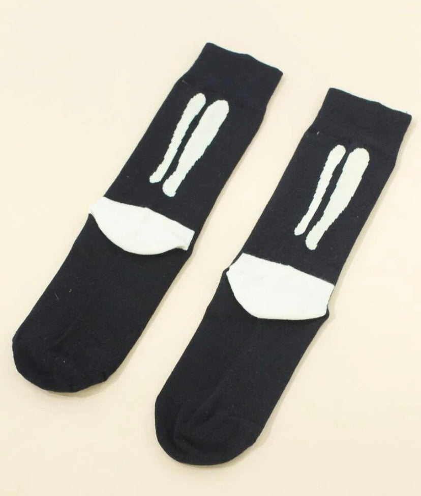 Calcetines de esqueleto.