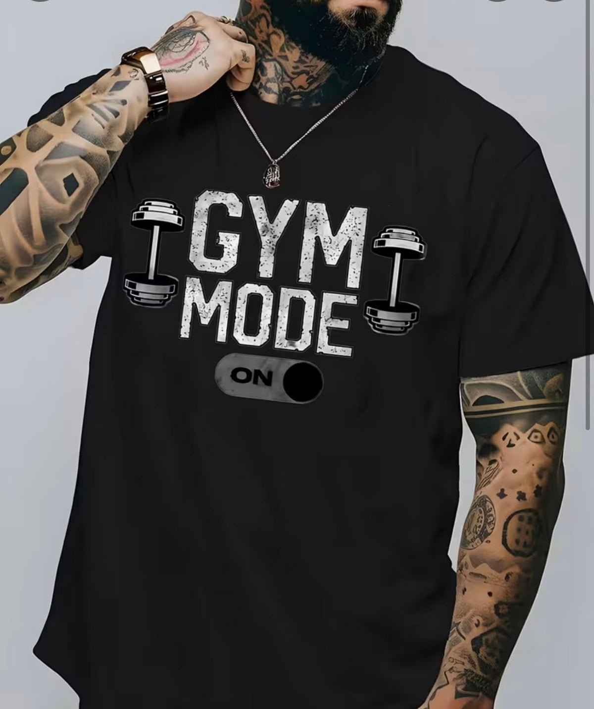 Camiseta "Gym Mode: ON"