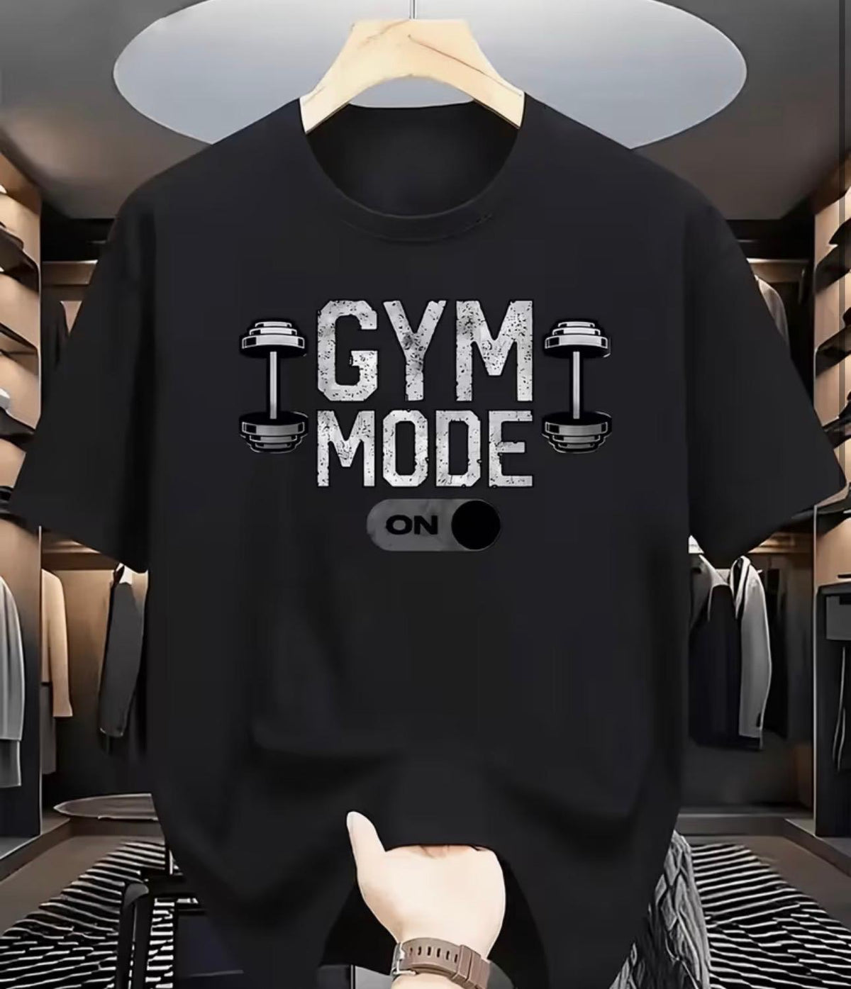Camiseta "Gym Mode: ON"
