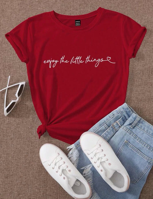 T-SHIRT: ENJOY THE LITTLE THINGS