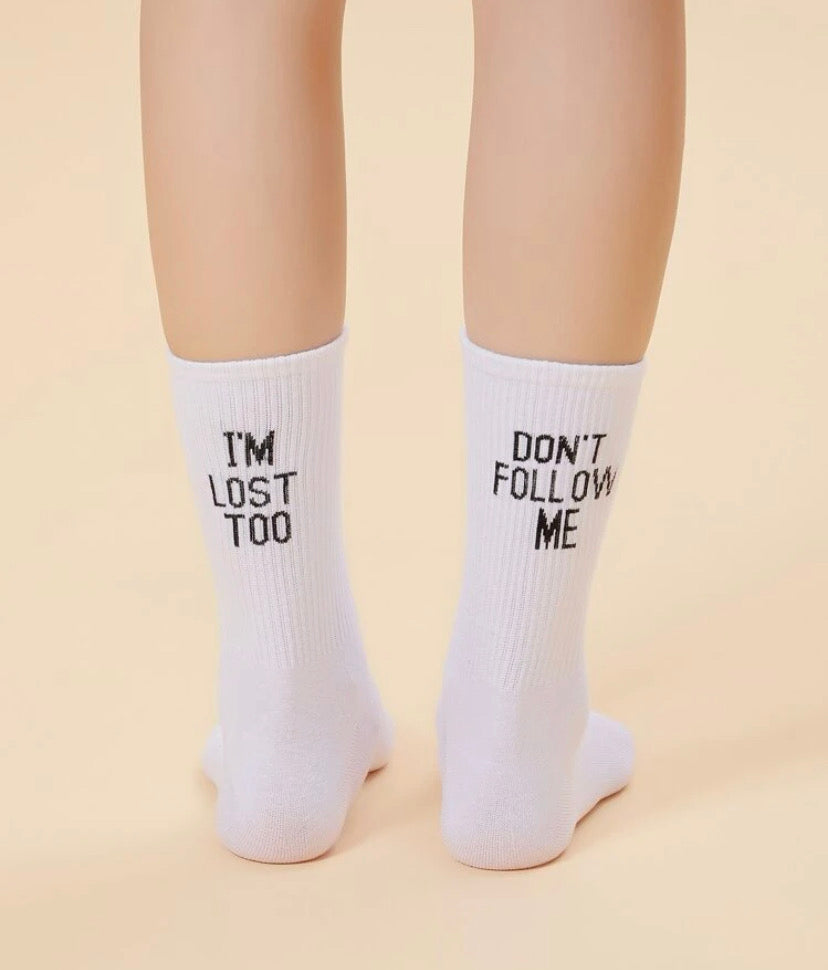 Calcetines "I'm Lost Too"