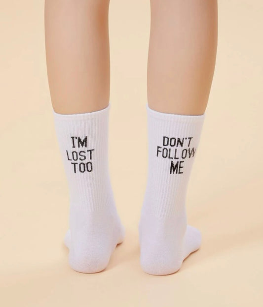 Calcetines "I'm Lost Too"
