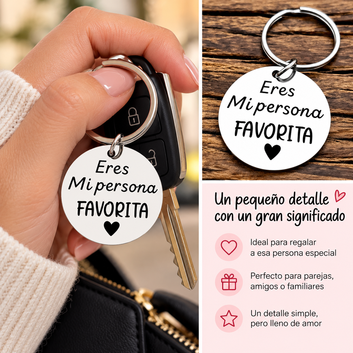 Llavero “Eres Mi Persona Favorita” – Un Detalle Pequeño con un Gran Significado