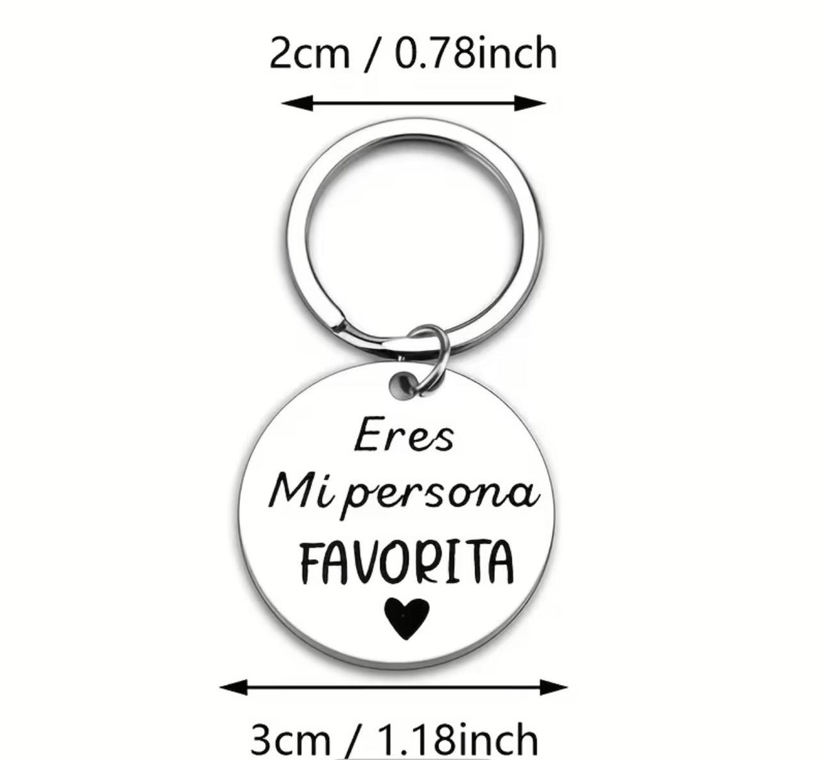 Llavero “Eres Mi Persona Favorita” – Un Detalle Pequeño con un Gran Significado