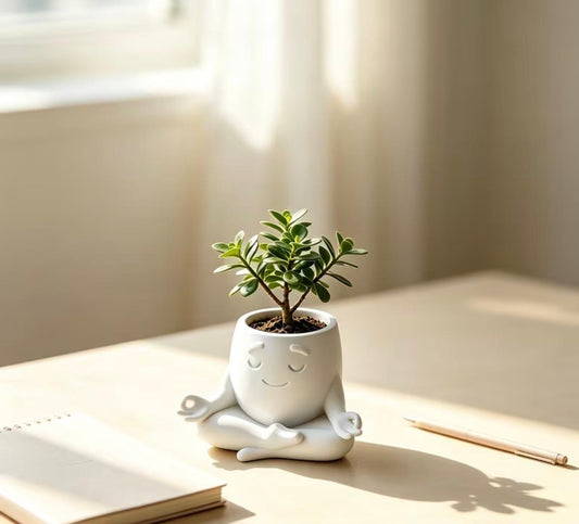 Maceta Zen – Un pequeño recordatorio para vivir con calma 🌿