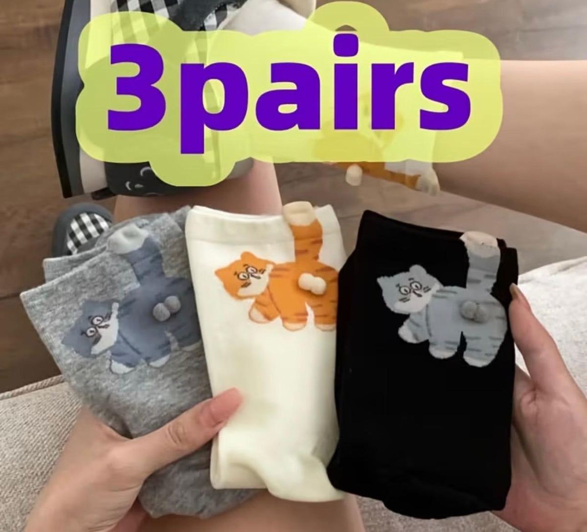 Calcetines Cat Lover – Divertidos, Cómodos y Llenos de Personalidad