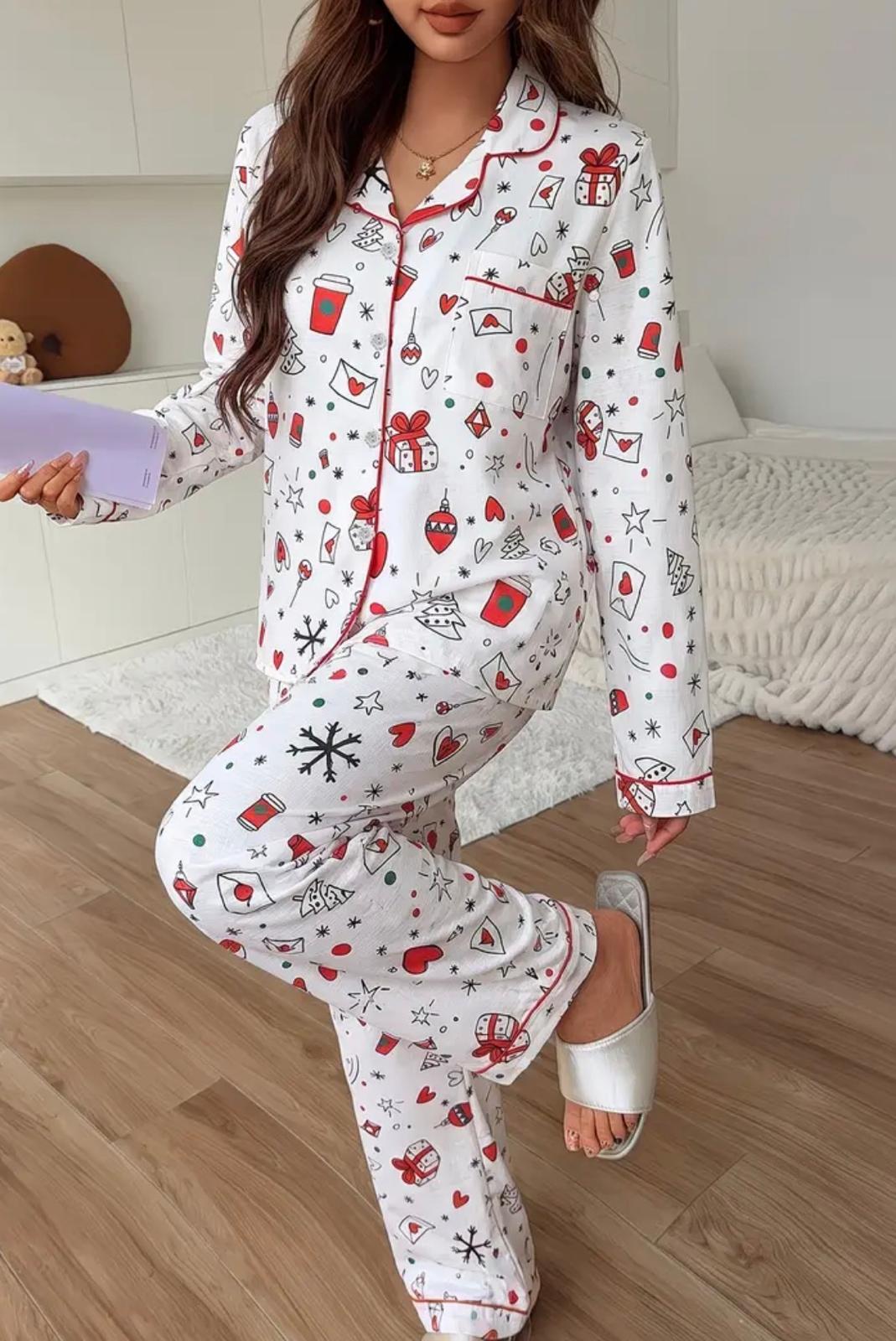 Pijama Christmas Joy – Divertida, Fresca y Perfecta para la Temporada