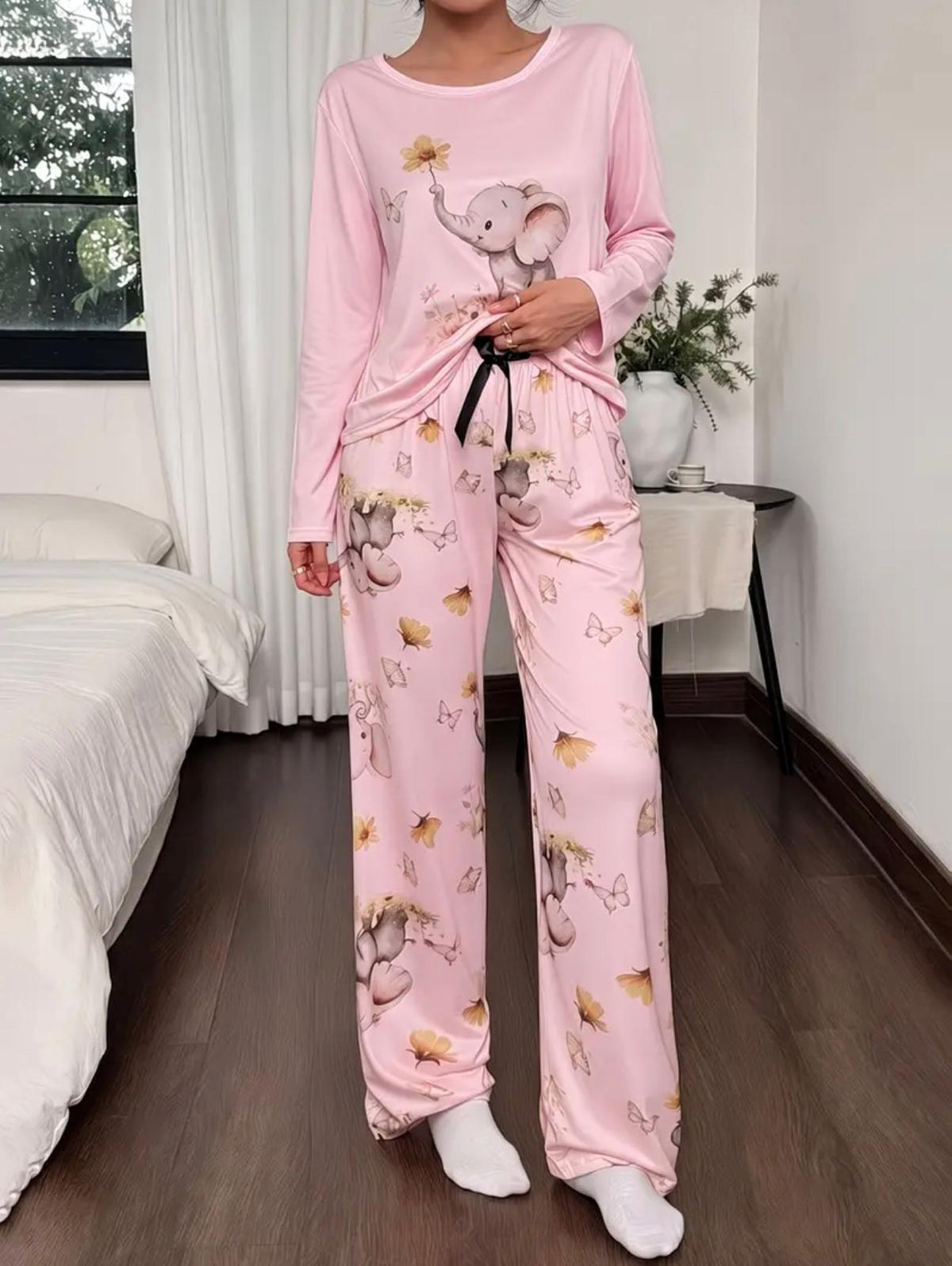 Pijama Little Elephant – Dulce, Femenina y Súper Acogedora