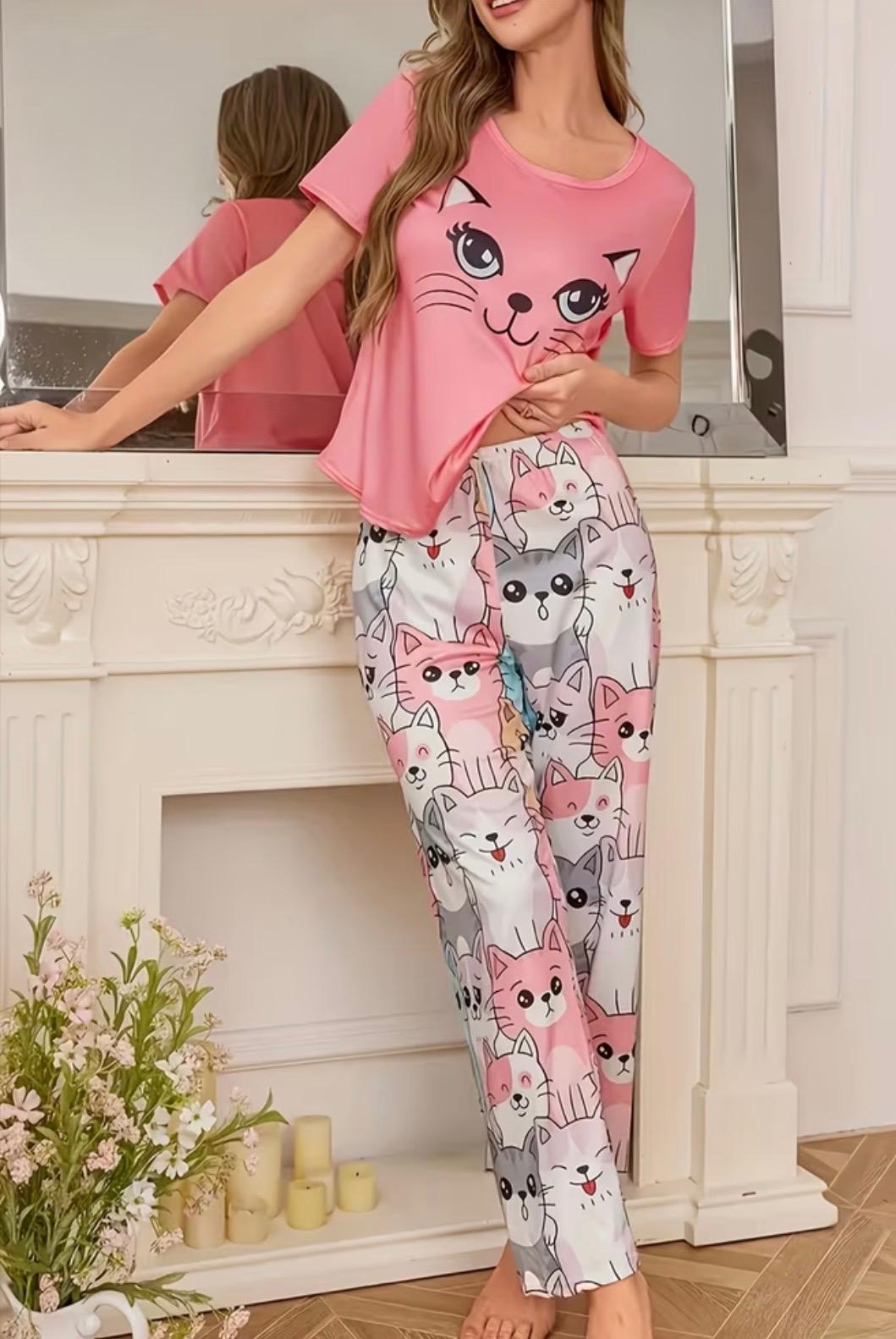 Pijama Pretty Cats – Tierna, Alegre y Súper Cómoda
