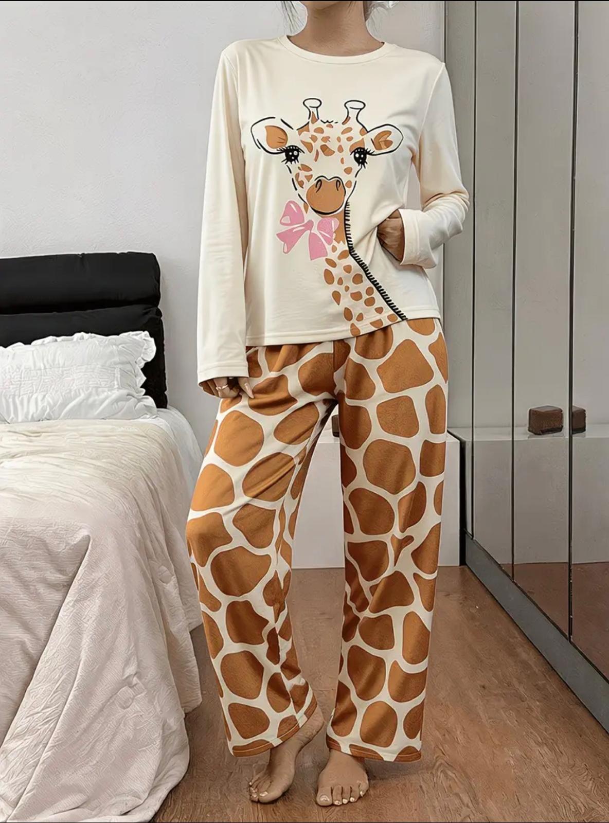 Pijama Sweet Giraffe – Divertida, Tierna y Súper Original