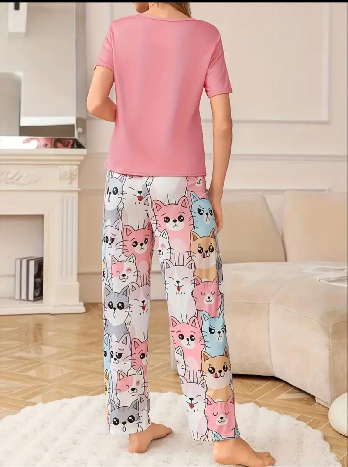Pijama Cute Cats – Divertida, Tierna y Súper Cómoda