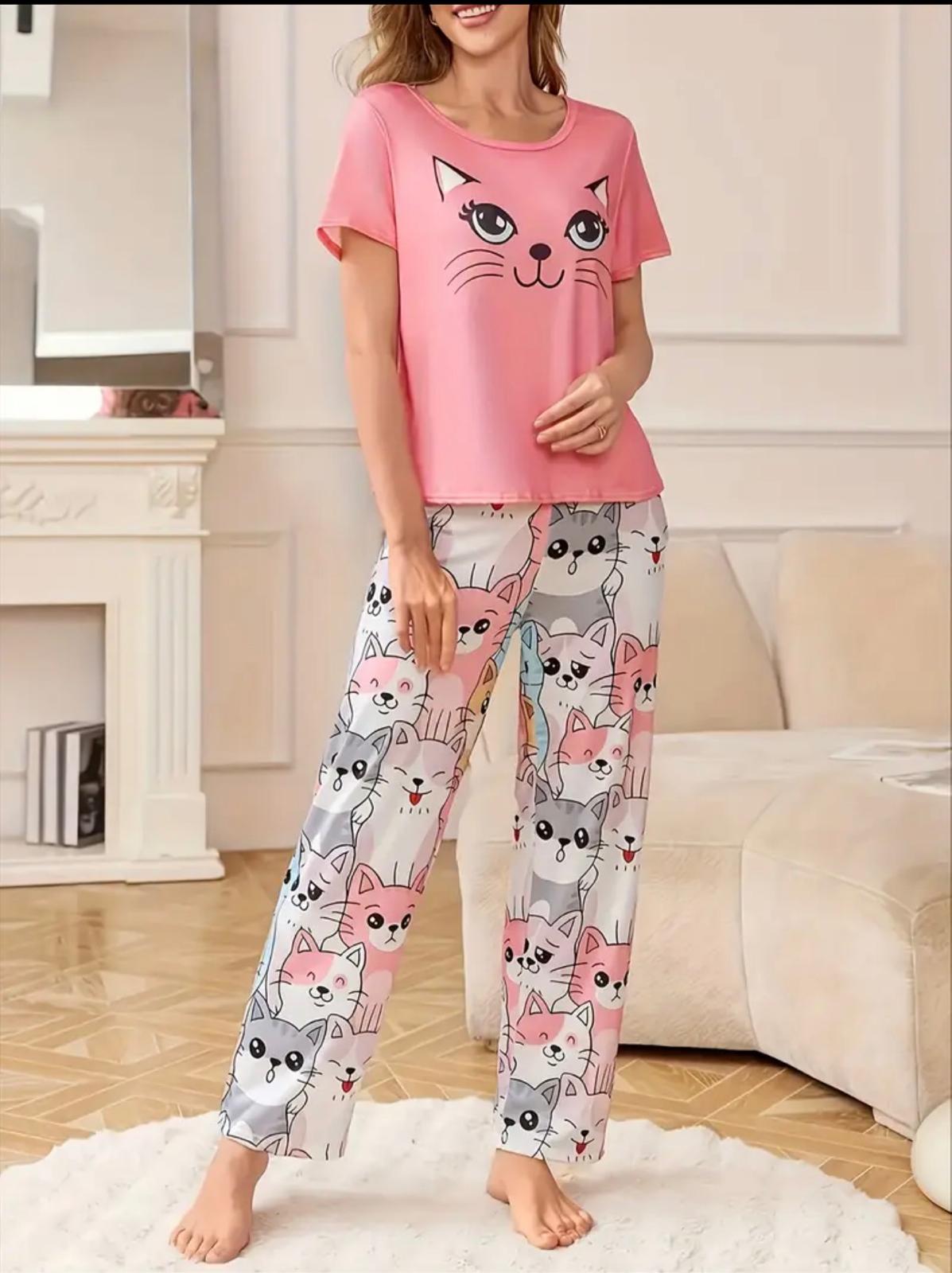 Pijama Cute Cats – Divertida, Tierna y Súper Cómoda