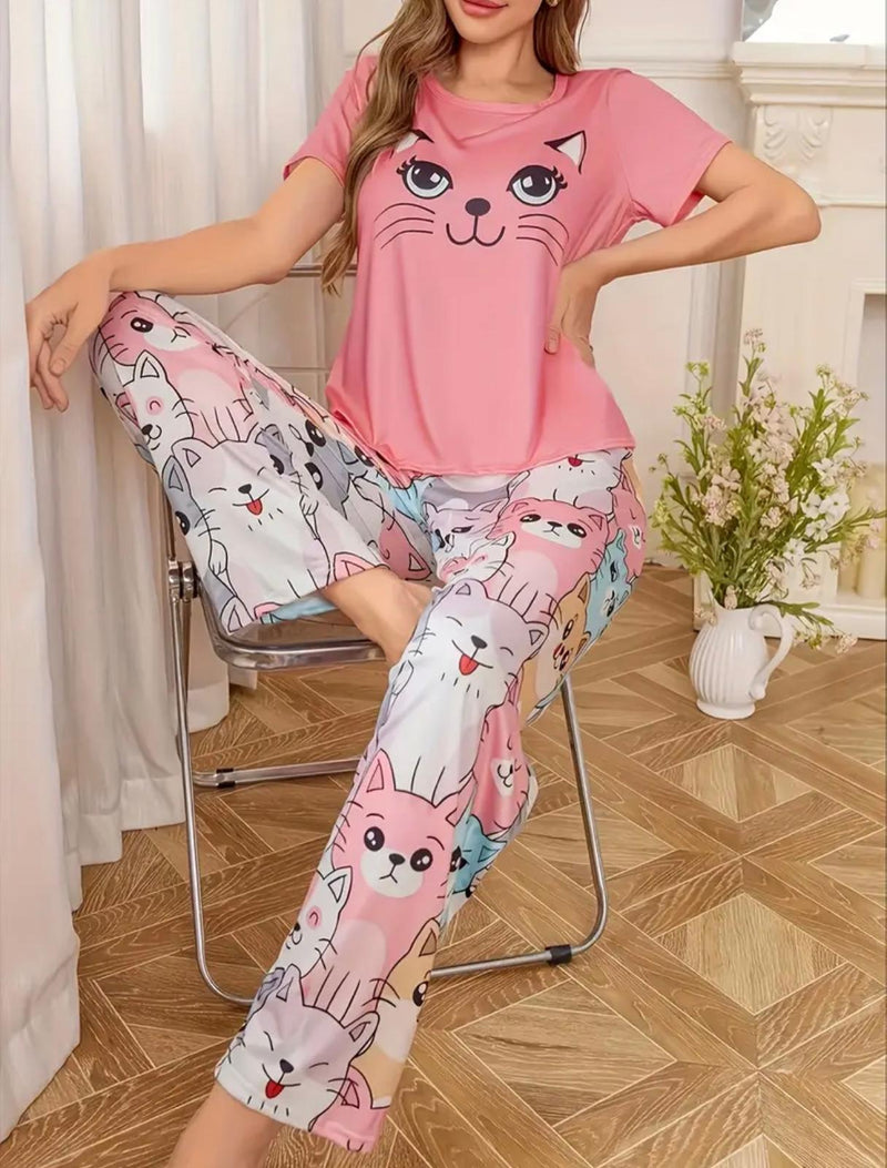 Pijama Pretty Cats – Tierna, Alegre y Súper Cómoda