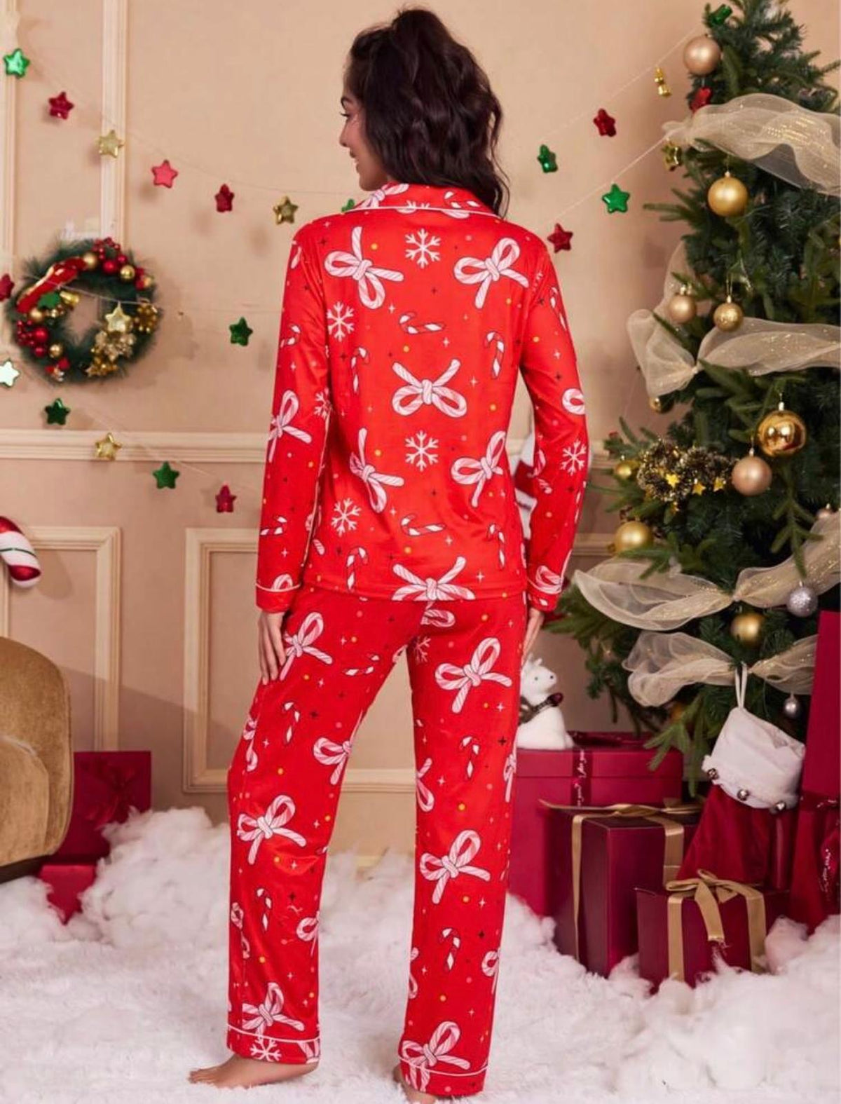 Pijama Navideña Candy Cane – Dulce, Alegre y Perfecta para Regalar