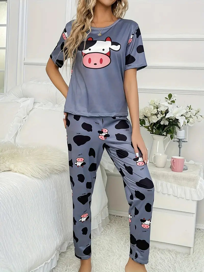 Pijama Dibujo Vaquita