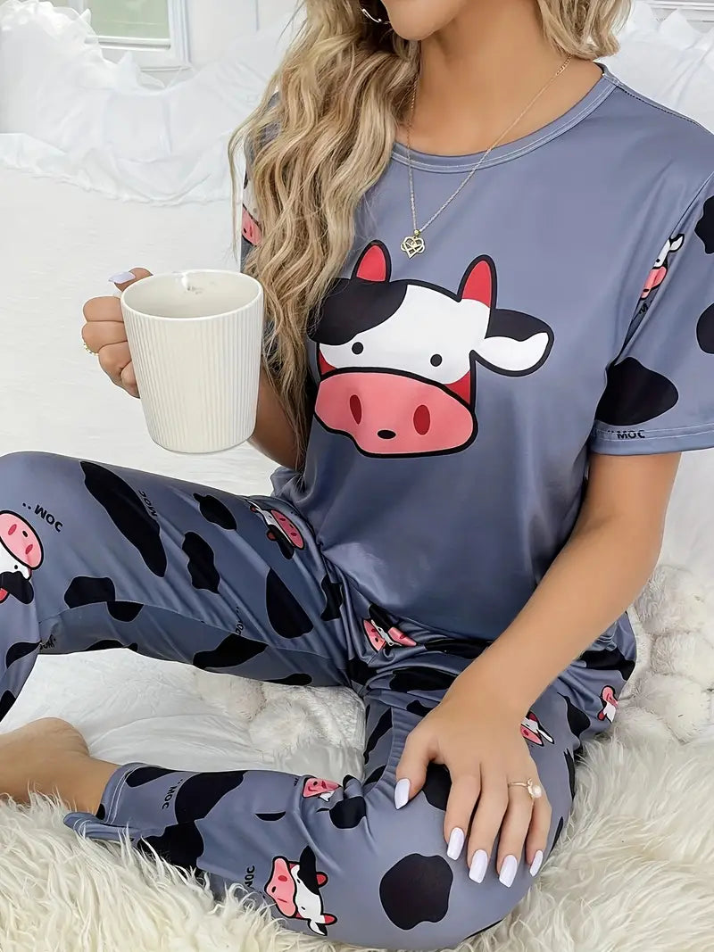 Pijama Dibujo Vaquita