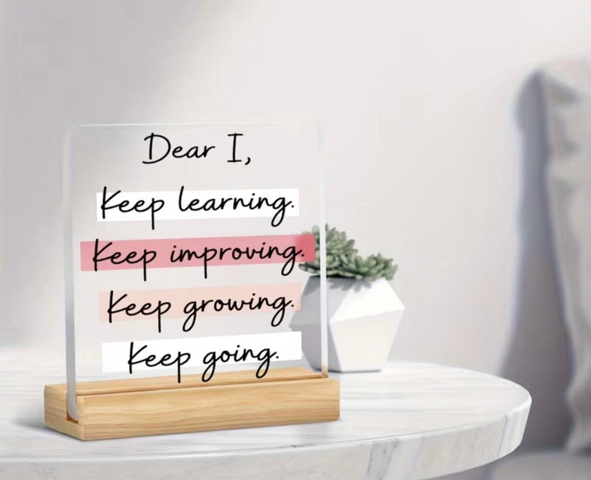 Placa Decorativa "Dear Me"