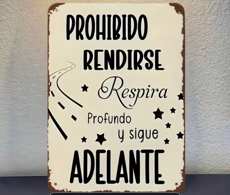 Letrero Decorativo "No Tengo Timbre: ¡Grite!"