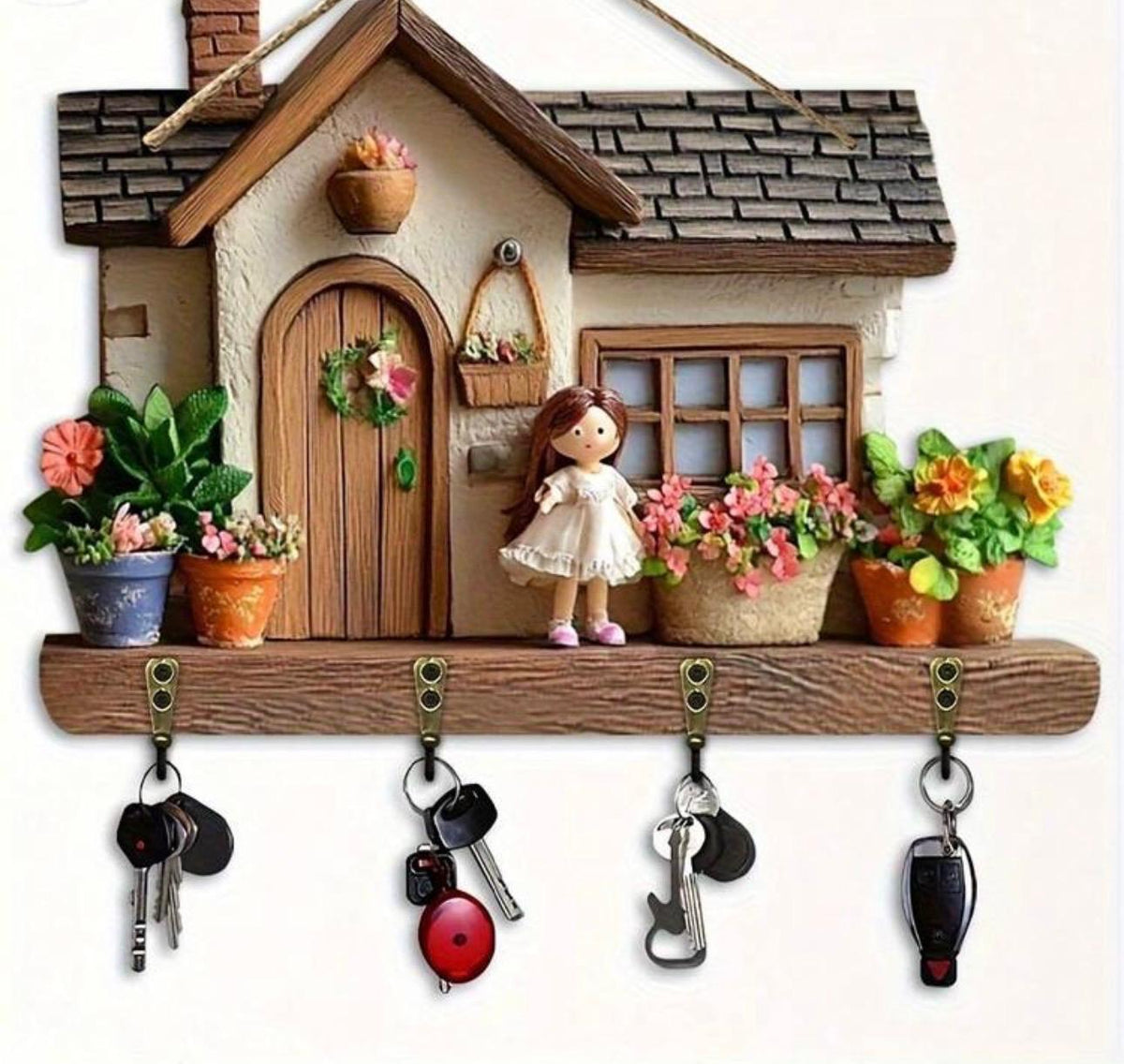 Organizador de Llaves “Home Sweet Home” – Decorativo, Práctico y Encantador