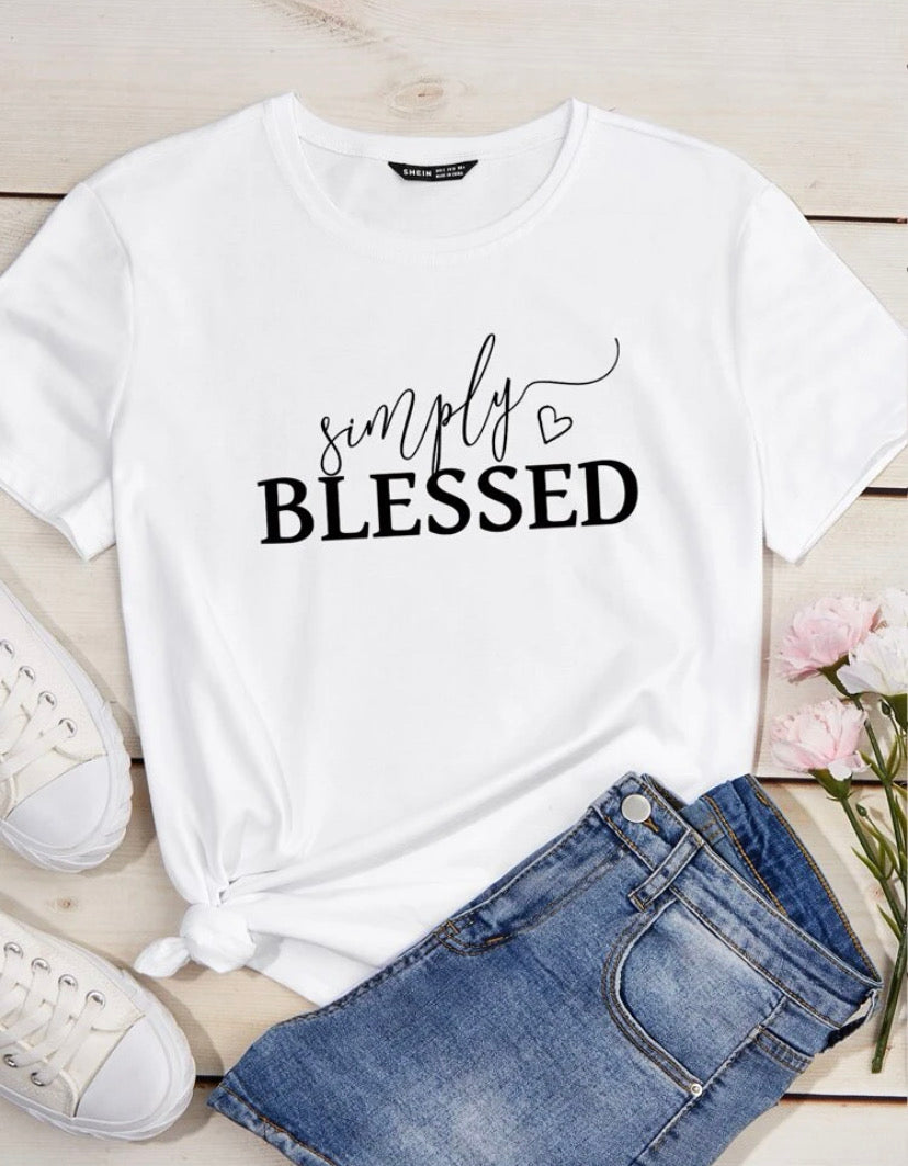 Camiseta SIMPLY BLESSED
