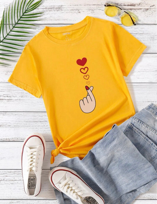 Camiseta Corazones