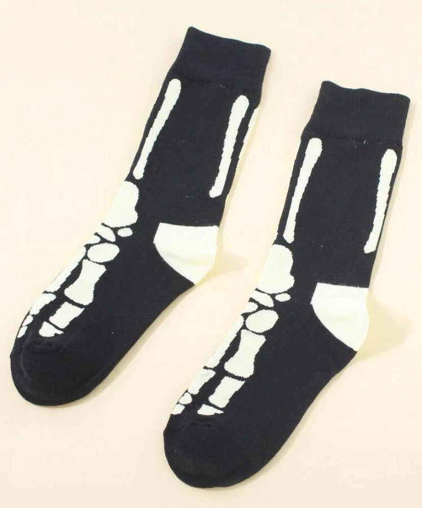 Calcetines de esqueleto.